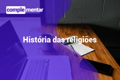 Banner do curso gratuito: História das Religiões