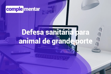 Banner do curso gratuito: Defesa Sanitária para Animal de Grande Porte