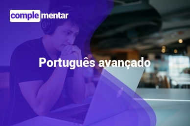 Banner do curso gratuito: Português Avançado